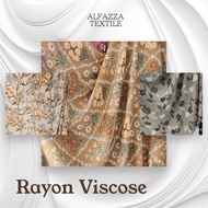 KATUN Viscose Rayon Cotton | Soft Rayon Cotton Rayon Fabric Motif Rayon Cotton Material Meter Rayon 