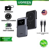 UGREEN UNO Magnetic PowerBank 10000mAh 15W Qi2 Wireless Portable Charger USB C 20W Battery Pack Mags
