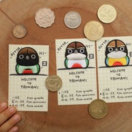 正面八色鳥繡片 Pitta Patch