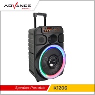Speaker Advance K1206 K 1206 Free 2 Microphone Wirelless