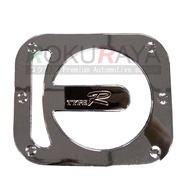 Proton Wira Sedan Aeroback (1993 - 2007) Fuel Gas Tank Cap Trim Chrome Stick On (Double Tape Provide