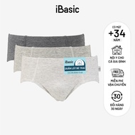 Pack 3 quần lót tam giác cho bé trai iBasic cotton USA kháng khuẩn USA 4-12 tuổi PANB029-PA3