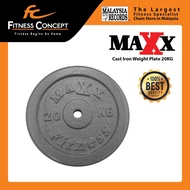 Fitness Concept: Cast Iron Weight Plate 20Kg