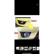 honda jazz gk gk5 foglamp chrome cover