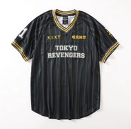 Tokyo Revengers Mikey 東京復仇者 東京會 佐野萬次郎 天上天下 唯我獨尊 刺繡字 黑深綠色 間條 運動衫 波衫 球衣 tee