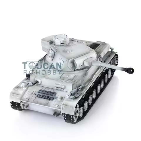 RC Tank HENG LONG 3859 1/16 Snow 7.0 Upgraded Panzer IV F2 RTR Metal Tracks 2.4G Gift RC Panzer TH17