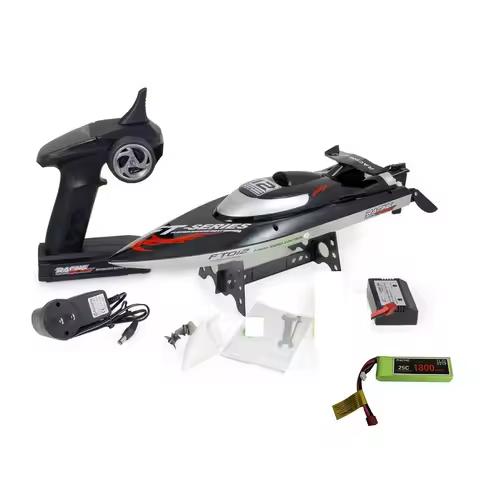 45KM/H Feilun FT012 Brushless Motor 4CH Water Cooling High Speed Racing RC Boat Gift RTF Children Ad