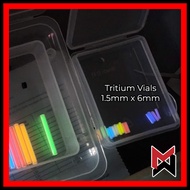 Tritium Vials - 1.5mm x 6mm - fits Reylight Pineapple trits