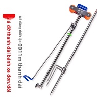 TRY&V | Bàn phao câu cá bằng thép không gỉ 8-16m Tấm chắn gió dài có chân đế Bàn phao dài bằng thép