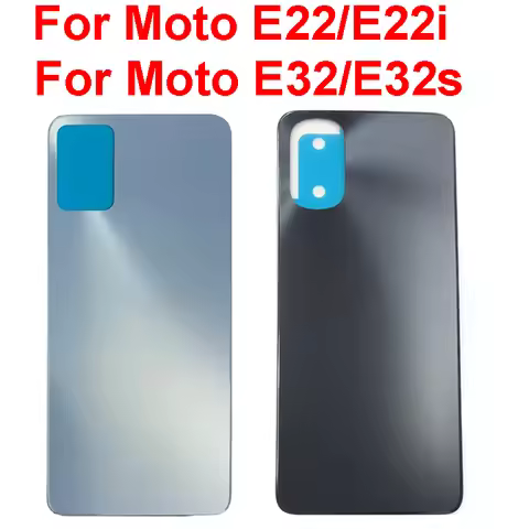 Rear Battery Door Housing For Motorola MOTO E22 E22I E32 E32S Back Battery Housing Case Back Cover P