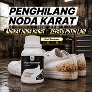 Flap Shoes Care - Rust Cleaner Pembersih Penghilang Noda Karat Pakaian dan Sepatu Kanvas Putih