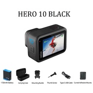 Yunnangang GoPro HERO 10กล้องแอ็กชันสีดำ Go Pro HERO10สีดำ + 5.3K60กล้องสำหรับกีฬาวิดีโอ23MP GP2กันน