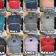 GANTUNGAN Anello diaper bag Plain UPGRADE ANELLO diaper bag+Warmer+STROLER Hanger waterproof premium Backpack