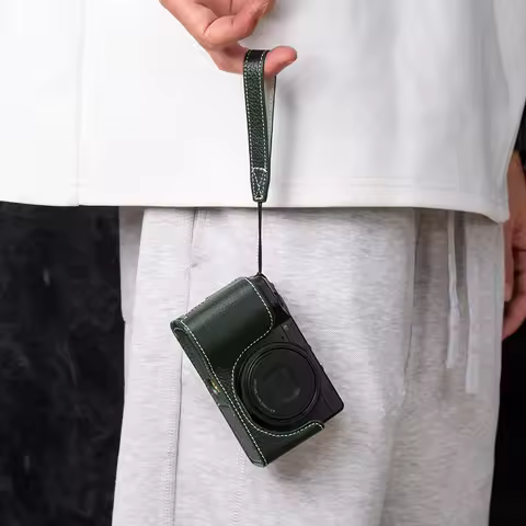 For Ricoh GR4 GRIV GR IV Case Genuine Leather Camera Bag GR3 Vintage Handmade Real Leather Protectiv