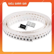 [500 Pieces]- Resistor 0 Ohm 0402 5% SmartFix Components