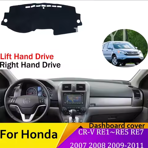 Anti-Slip Mat Dashboard Cover Pad For Honda CR-V RE1~RE5 RE7 2007 2008 2009 2010 2011 Car Inner Anti