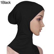 Vẻ đẹp hồi giáo hijab hồi giáo jersey turban phụ nữ đen ninja underscarf mũ n lập tức đầu khăn đầy đ
