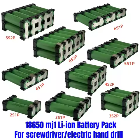 For LG 18650 MJ1 3500Mah 20A discharge 3S 4S 5S 6S 7.4V 12V 14.4V 18V 25.2V screwdriver battery 1865