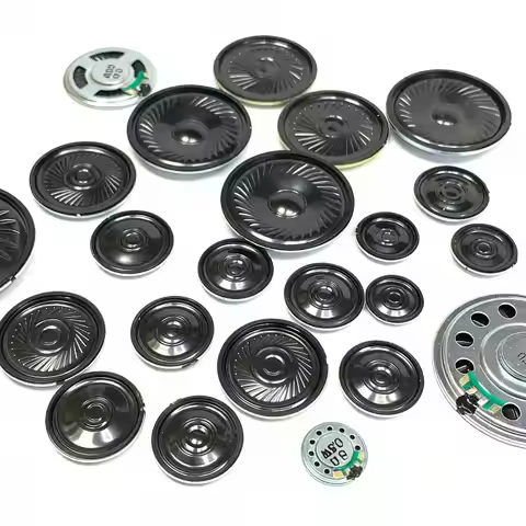 【M】1Pcs Diameter 30mm 32mm 36mm 40mm 45mm 50mm 57mm Loudspeaker 0.5W 8 Ohm Ultra-thin Horn Speaker