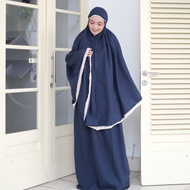 KATUN Adult travel mukena, lace cotton mukena, travel mukena