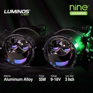 PROMO T-PROJEKTOR BI LED FOGLAMP LUXIMOS PF1 BILED 3 WARNA 3 INCH LOW BEAM HI BEAM LAMPU TEMBAK MOBI