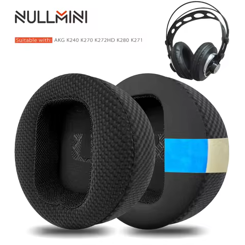 Nullmini Cooling Gel Earpads for AKG K240 K270 K272HD K280 K271 Headphones Replacement Ear Cushion S