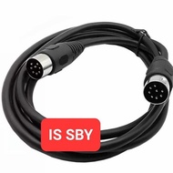 - 8 pin male to midi power cable 8 pin male 1 meter