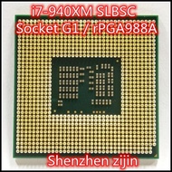 HOT! i7-940XM i7 940XM SLBSC 2.1 GHz Quad-Core Eight-Thread CPU Proce