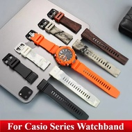 For Casio 5674 Watch Strap GA2200/GA2000 Series Waterproof Durable Resin Silicone Watch Accessories 