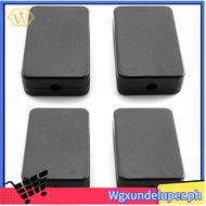 【W】Electrical Junction Box 4PCS Electric Plastic Black Waterproof Project Junction Case 2.16X1.38X0.