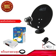 infosat AEC TV Model World Football Box 2018 + PSI Satellite Dish OK-1 35cm. With Cable According To
