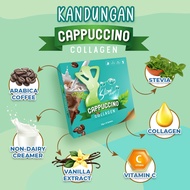Cappuccino Collagen Guarana Minuman Diet Kolagen Kenyang Tenaga Pengurusan Berat Badan