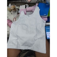 6PCS WHITE SANDO cotton FOR LADIES TEEN SIZE
