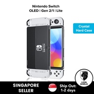 [SG] Nintendo Switch Oled / Normal / Lite Clear PC Case/Casing with Stand