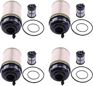YUXSOUQ Fuel Filter Kit 4Pcs A4720921705 FK11011 Compatible with Freightliner DD13 DD15 DD16 Engines