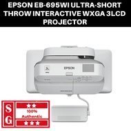 Epson EB-695Wi Ultra-Short Throw Interactive WXGA 3LCD Projector l Ultra Short Throw Projector l 3LC