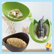be&gt; Microwave Vegetable Steamer Omelet Maker Fish Poacher Oven Roaster Cloche Bread Baker BPA Free Silicone Bowl Cooking