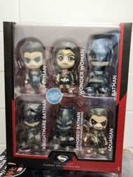 Hot toys batman & Superman Cosbaby wonder woman, aquaman, superman, batman
