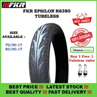 TAYAR  FKR RS380  -  *DIAMOND PATTERN* 70/90-17, 80/90-17,90/80-17,120/70-17  TUBELESS TYRE