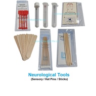 (Pick & Mix any 2) Neurological Tools (Sensory/Hat Pins/Sticks/Neuro pouch/Monofilament) LABMEDSG: L