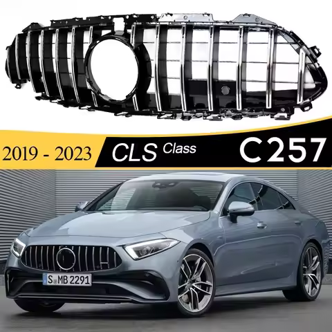 Panamericana GT Style Front Replacement Hood Grille for Mercedes CLS Class 2018 - 2023 4-Door Coupe 