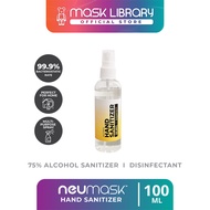 [MASK LIBRARY] 75% Alcohol Hand Sanitizer / Multi Purpose Disinfectant Spray - Kills 99.99% Bacteria (100ml)