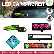 Car art windshield reflective sticker LED Car Sticker