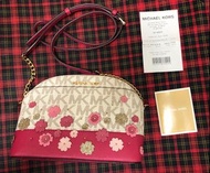 Michael Kors MK 滿版花朵貝殼包