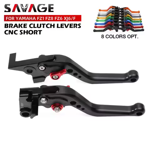 Short/Long Brake Clutch Levers For YAMAHA FZ6 FZ1 N/S FAZER FZ8 XJ6 XJ6F Diversion Motorcycle FZ6N F