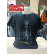 Vintage Shirt The Conjuring 3 Movie Screen-Printed (DTG) On The (2nd Hand)