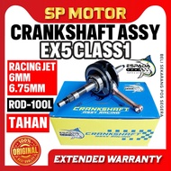 100% ORIGINAL ESPADA RACING BLACK CRANKSHAFT JET 6MM ROD 100MM JET 6.75MM ROD 102MM EX5 / EX5 CLASS1