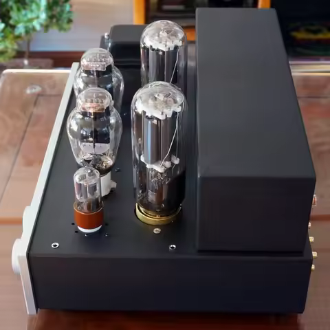 2x20W Tube Amplifier A Class Single Ended 4-8ohm Amp HiFi Sound Box 6SN7 Preamp Driving Amplifiers A