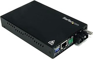 StarTech.com 10/100 Mbps Multi Mode Fiber Media Converter SC - Up to 1.2 miles/2km, TAA (ET90110SC2)