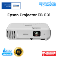 Epson EB-E01 XGA 3LCD Projector (โปรเจ็คเตอร์) สีขาว One